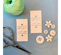 HDLOVE Personalized Fabric Labels, Custom Sewing Tags with Name, Soft Satin Ribbon Tags for Clothes, Crafts, DIY Projects, Washable, Perfect for Kids' Uniforms, School Clothes, or Gifts