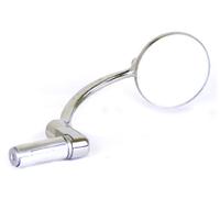 HDM Products Halcyon 835 Bar End Motorcycle Mirror (Stainless Steel, Round Head (7.5cm))