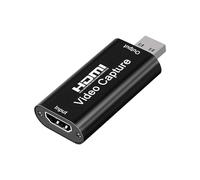 HDM to USB 2.0 Video Capture Card, 4K/1080p Audio Capture Device Output Record Audio Grabber for Live Broadcasts Streaming Conferencing Gaming Video Recording for Switch PS4 PS5 Xbox OBS PC Laptop