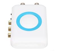 HDM66 HD Modulator, HD-MI to RF Converter 1080P Digital TV Signal Converter with AV Output Support PAL NTSC Format for Home Multimedia Television System(White)