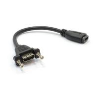 kenable HDMI 1.4 Panel Mount Socket Stub for Faceplates & Floor Boxes 15cm