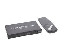 HDMI 2.0 4K 60Hz Switch 3 Way Selector 3 to 1 Output Displays HDR with Remote