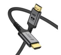 HDMI 2.1 Cable Certified 10K 8K 4K 1440P@240/165/144/120Hz eARC HDR Ultra High Speed 48Gbps HDCP 2.3 Dolby Atmos Vision Compatible for PS5 Xbox Series S Soundbar TV Game Monitor Laptop PC (1 Meter)