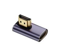 HDMI 2.1 Right Angle Adapter 8K 60Hz - 90 Degree Left, Male to Female