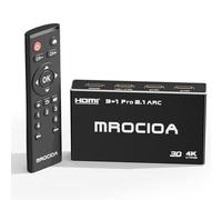 HDMI 2.1 Switch 3 in 1 Out 8k 60hz 4K 120hz/HDCP2.3/Multifunctional Remote/iOS App, Splitter for Auto Switch on off/eARC/Allm/Vrr/CEC/HDR10+/Dolby Vision. Switcher selector hub Adapter for Multi Port