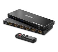 HDMI 2.1 Switch 5 In 1 Out 4K 120Hz, AVIDGRAM 8K 60Hz 5 Port Auto Switcher with IR Remote, Selector Hub Support 8K 48Gbps, Compatible with Xbox Series X, PS4 Pro, PS5, UHD TV, Monitor