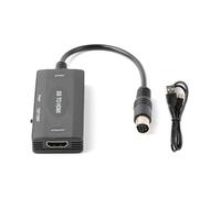 HDMI Adapter Cable 1080p Support 16:9/4:3 Conversion Screen Aspect Ratio S-video Input for Sega Saturn Console