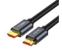 HDMI 晶华Cable . 4K HDMI2.0 60Hz connection to computer display screen, TV, projector, smart TV box, Blu-ray DVD, synchronous transmission of audio and video, multi-layer shielding, 10 meters/32.81 feet