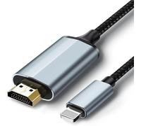 HDMI Cable for Phone, HDMI Converter C-able, Phone/Pad to TV Cable Compatible with 14/12/11,X,8,7,6,5 and i-Pad Devices, High Definition 1080P 2m