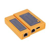 HDMI Cable Tester RJ45 Cable Tester Portable Digital Cable Line Tester Suite Handheld Tool for Network Technicians Electricians Yellow ABS 10.5x9.5x2.6mm