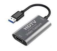 HDMI Capture Card 4K HDMI to USB Audio Video Capture Cards 1080P@60HZ Practical Compact Game Capture Card Grabber for Live Broadcasts Conference Rooms Video Recording for Windows Linux Mac OS System