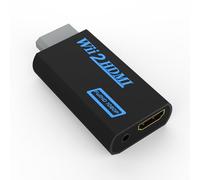 HDMI Converter, Full HD 1080P Adapter with 3.5mm Audio Jack & HDMI Output, Supports 480i/480p/576i Display Modes, Plug & Play, No Power Needed