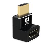 HDMI Coupler 8K, AIYEEN 90 and 270 Degree Angle HDMI Extender Male to Female Coupler Connector Extender for HDTV, PC, Monitor