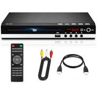 HDMI DVD Player for TV, 1080P Region Free DVD Players, Multi Formats HDMI/Compact DVD/CD Player with Remoted Control for Smart TV