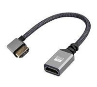 HDMI Extender Cable - 0.5Ft 4K@60Hz HDMI Extension Male to Female, Compatible with Xbox, PS4/5, Roku, Chromecast, Blu Ray, HDTV, PC & More (Left)