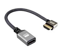 HDMI Extender Cable - 0.5Ft 4K@60Hz HDMI Extension Male to Female, Compatible with Xbox, PS4/5, Roku, Chromecast, Blu Ray, HDTV, PC & More (Right)