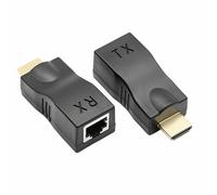 Hdmi Extender Hdmi To Rj45 Over Cat 5e/6 Network Lan Ethernet Adapter 4k 1080p