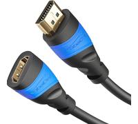 HDMI Extension cable with special A.I.S. shielding - 2m (4K@60Hz for stunning Ultra HD, HDMI Extender for PS4/PS5/Xbox, ARC, Highspeed with Ethernet) - by CableDirect
