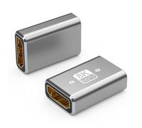 HDMI Female to Female Coupler Connector Aluminum Alloy Adapter Extender Support 8K 60HZ HD Video