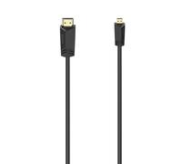 HDMI™ hte vit cable. Type A plug - Type D plug (micro), Ethernet, 2m