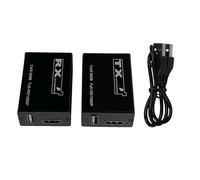 HDMI KVM USB Extender, Ethernet Extender Over Cat6 Up to 30M for DVR NVR Camera