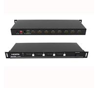 HDMI matrix switcher, 4 in 4 out 4K HD digital HDMI matrix switcher 4X4 HDMI bracket type distributor RS232 control