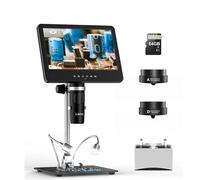 HDMI Microscope DM602 1500X 10.1" IPS LCD For Electronics Phone Repairing Tool Triple Lens Microscopio USB Digital Camera