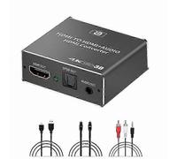 HDMI o Converter with Optical TOSLINK SPDIF and 3.5mm RCA Output for 4K x 2K 3D Video Signals