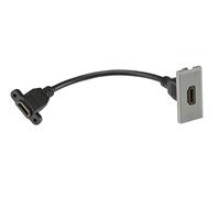 Knightsbridge NETHDMIGY HDMI outlet module 25x50mm - Grey
