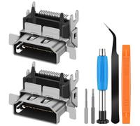 HDMI Port Replacement for Xbox One S, OEM Display Socket Jack Connector Repair for Xbox One S Console with Tools