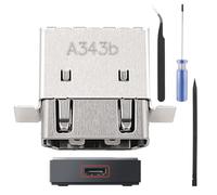 HDMI Repair Kit，Xbox Series X HDMI Port with No-Display Issues&Strong Stability,Xbox HDMI Port Replacement with No Burrs,Exquisite Design,Stable Solder Joints&Repair Tools