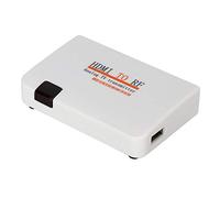 HDMI RF Modulator HDMI to RF Coaxial Converter Coax Adapter 1080P Analog TV Transmitter for DVD Game Console Set-top Box (UK PLUG)