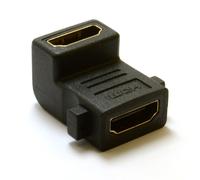 kenable HDMI Right Angle Panel Mount Coupler v1.4 3D Compatible Female Sockets