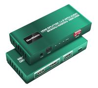 HDMI Splitter 1 in 2 Out 4k 120hz with Audio Extractor Hue Sync Box 1x2 hdmi 2.1 Splitters 8k 2 Way hdmi Splitter 1 in 2 Out 4k 120hz hdmi duplicator 1 Input 2 Output 8k hdmi 2.1 duplicator 1x2