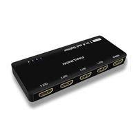 HDMI Splitter 1 in 4 Out - 4K HDMI Splitter for TV, Dual Monitors, 4K60Hz DMI Splitter 1 in 2 Out,Not for Extend(4K 1IN4)