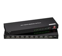 HDMI Splitter 1x9 4K@60Hz 9 Port TV HDMI Monitor Splitter 1 in 9 Out for Exhibition Presentation Multi HDMI Cable Splitter Switch Supports Resolutions up to 4K@60Hz at YUV420