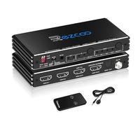 HDMI Splitter 4K 60Hz ARC/eARC for Soundbar HDMI Switch Bi-Direction 1 In 2 Out or 2 Input to 2 Output SPDIF 5.1CH Breakout D-olby Vision Atmos HDR CEC HDCP2.2 Scaler 4K 1080 for Xbox, PS5, SONOS ARC