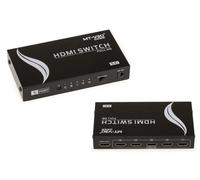 Hdmi Switch 1.4v - Hdcp - 5 Ports - With Remote Control - Metal Case