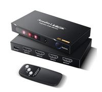 HDMI Switch 3 in 1 Out 4K@30Hz, avedio links 3 Port HDMI Switch with Remote support 4K@30Hz, HDCP 1.4, UHD, 3D, Auto-Switch for PS5/4 Xbox Fire Stick