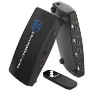 HDMI Switch 3 in 1 out, BolAAzuL HDMI Multi Connector Hub 3 Port Support 8K 60Hz 4K 120Hz HDCP2.3 for PS5/TV/Xbox/Roku/Fire Stick