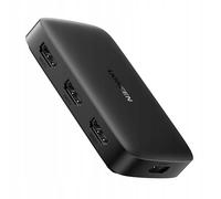 UGREEN HDMI Switch 3 IN 1 OUT HDMI Switcher Splitter Supports 4K 3D HD Monitor Wireless Remoter Control Compatible with TV, PS5/PS4/PS3, Laptop/PC DVD Blu-Ray Xbox HDTV