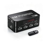 HDMI Switch, 4K@60Hz HDMI Splitter Switcher 5 in 1 Out with Remote, HDM I 2.0 Switch Box Hub for 3D, HDCP2.2, HDR, Compatible with B0X, PS5/4/3,Fire Stick,Roku,Blu-Ray Player