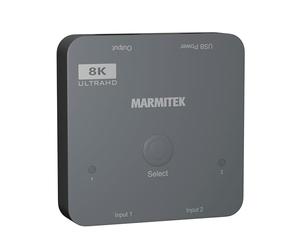 HDMI Switch 8K60 Marmitek Connect 720-4K120 Gaming - HDMI 2.1 Switch 2 In 1 Out - 48Gbps VRR ALLM QMS QFT - Auto Switching - Dolby Vision HDR10+