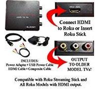 HDMI to 3RCA Composite AV Converter for Roku 2 and Roku 3