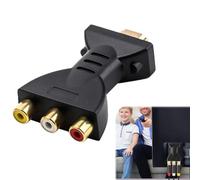 HDMI to AV Adapter, HDMI to AV RGB RCA Converter AV Video Adapter High-Definition Audio Video Adapters Digital Signal Component Converter Compatible with TV Laptop Xbox PS2 VHS VCR Camera DVD USB