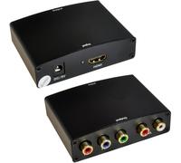 HDMI to Component & Audio Converter 5 RCA PHONO YPbPr RGB TV DVD Projector 1080P