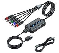 HDMI to Component Converter Cable with Scaler Function, 1080P HDMI to YPbPr Scaler Converter Supports 1080i HD Input for Old TVs