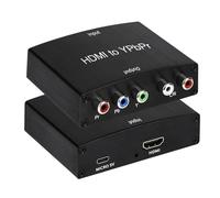 HDMI to Component Converter, HDMI to YPbPr 5RCA RGB + R/L Converter V1.4 with R/L Audio Output Support for MacBook, Blu-Ray, DVD, PS4, DVD, PSP, Xbox 360