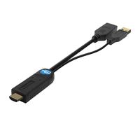 HDMI To DisplayPort Adapter Active USB Female HDMI Male