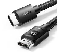 HDMI to HDMI cable 10m, black, (HDMI 1.4 4K@30Hz) with mesh, UGREEN/40104